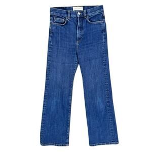 Jeanerica Pyramid Jeans PW008 27 Blue 2 Weeks Indigo Organic Cotton Flare Denim